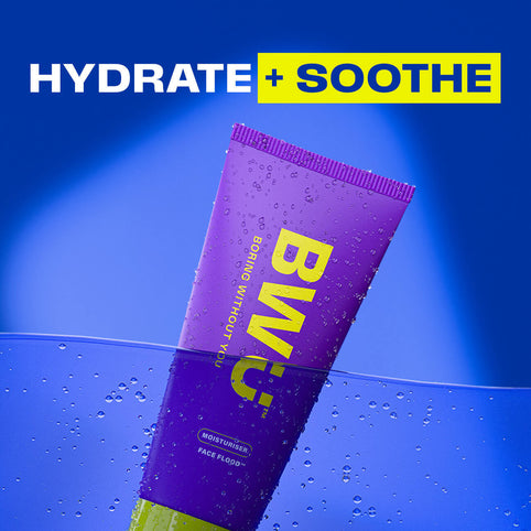 Boring Without You skincare for combination skin. Clear, brighten, and hydrate bundle. 
  
 

  For Face Sake Multi-mask. Face Flood AQUAPORIN Hydrating Gel Moisturiser. Make Me Wet AQUAPORIN Hydrating Milk Serum. Duo Brush. Big Softie Face Cloth.