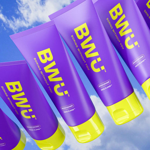 Boring Without You skincare for combination skin. 
  
 

  Face Flood AQUAPORIN Hydrating Gel Moisturiser. 
  
 

  Pink lightweight moisturiser for combination skin 
  
 

  Moisturiser for oily skin. Combination skin skincare.